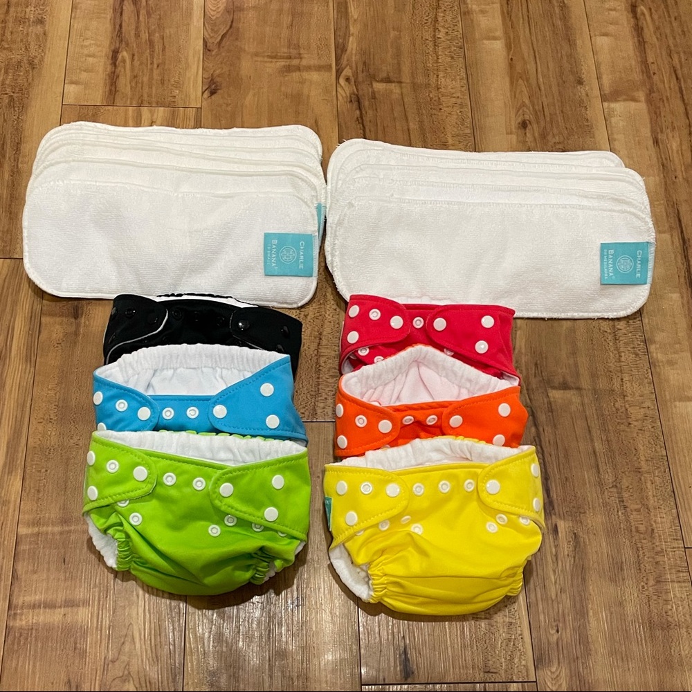 Charlie Banana Cloth diapers AIO with inserts